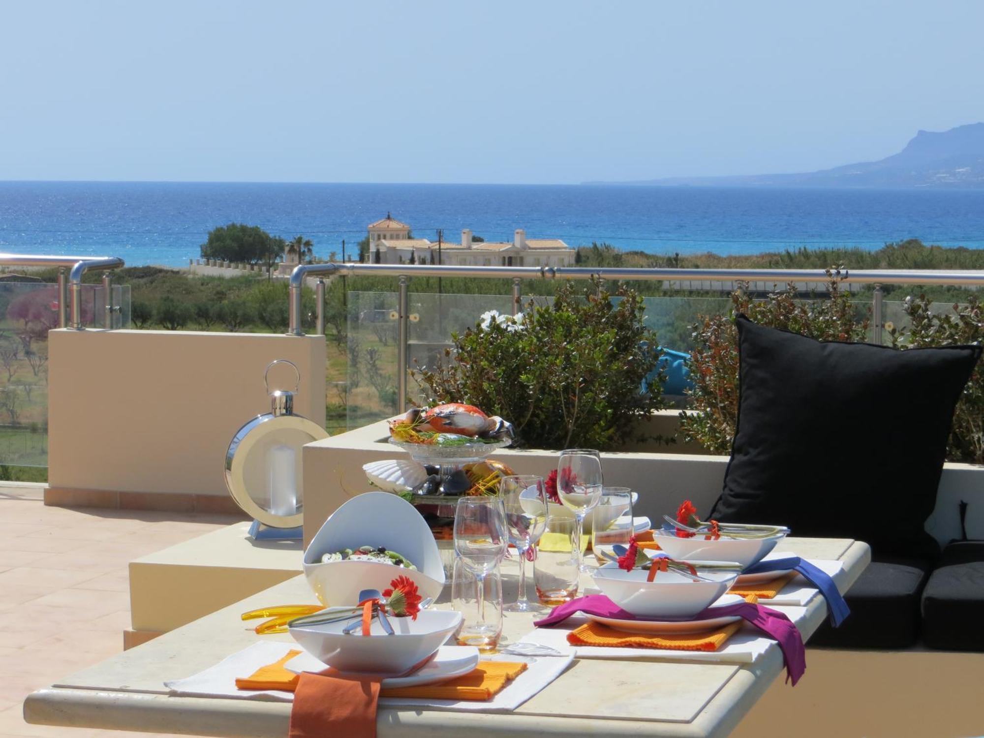 Lagada Resort Makrýgialos Eksteriør bilde